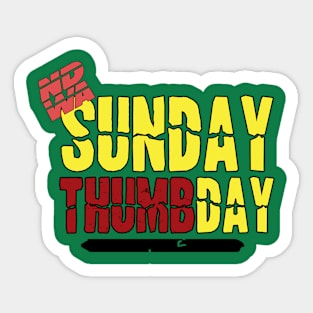 NDWA - Sunday Thumbday Sticker